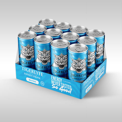 TIGERLYFE™  ENERGY DRINK MALTESE - 12 PACK