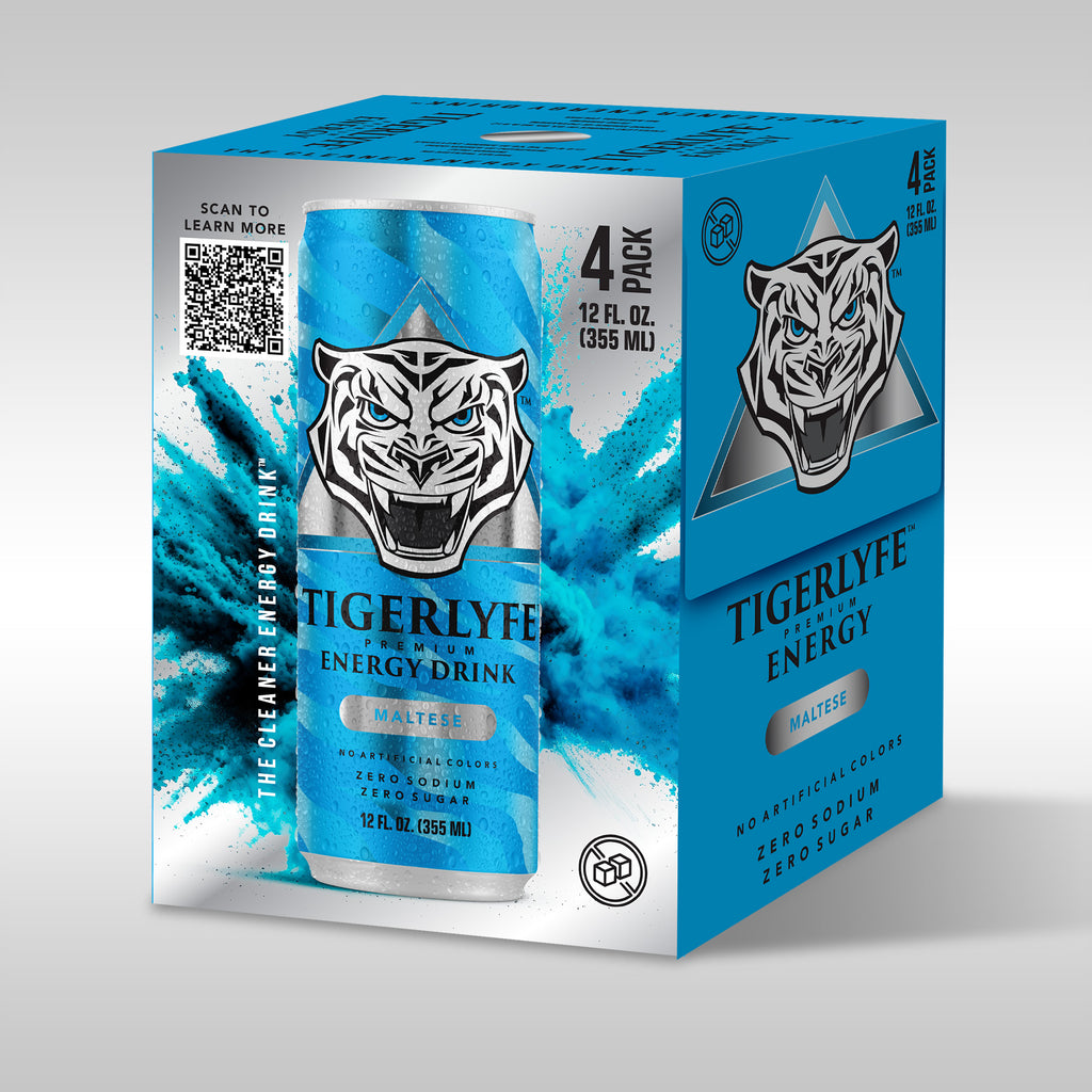 TIGERLYFE™ ENERGY DRINK MALTESE - 4 PACK